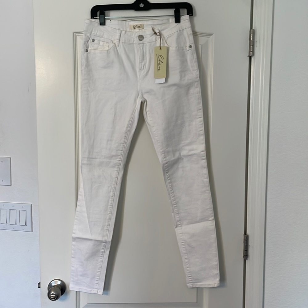 Elam white extra skinny jeans